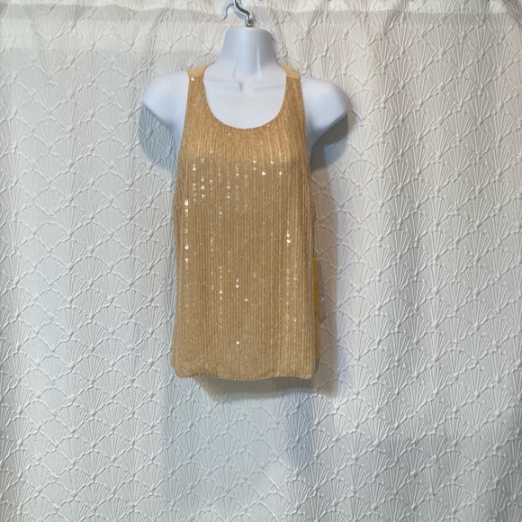 NWT, Alice & Olivia By Stacey Bendet Beaded Top, Sz Small, Peach - Picture 2 of 12